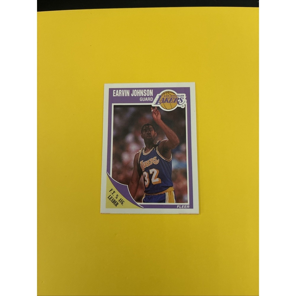 1989-90 Fleer - Magic Johnson #77